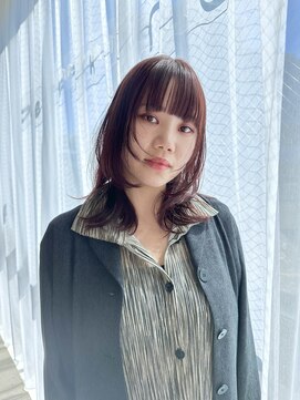 オン キャナルシティ博多前店(on) 【竹内哉汰】レッドブラウン×艶ボルドー/20代/博多