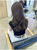 シアーグレージュ/立体感◎オシャレハイライトカラー