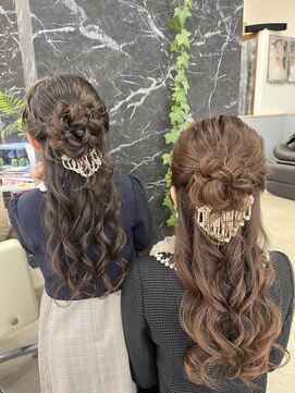 アート(ART) 親子お揃いヘアセット