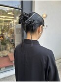 お呼ばれアレンジ♪大人可愛いカチモリタイト編みおろし