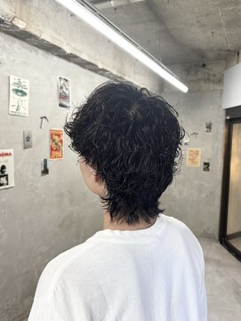 ドアホワイト(door white) ウルフ×波スパイラルパーマ