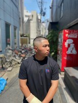 クフィア メンズヘアー カンポ 天王寺店(CUFFIA MEN'SHAIR CAMPO)&nbsp;坊主波巻きパーマスパイラルパーマ メンズおしゃれ坊主