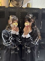 ヴァイス 渋谷店(VAICE)&nbsp;編み上げハーフツイン/双子アレンジ/ヘアセット