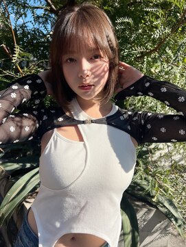 エース (ACE) ACE 横浜 ブラウンベージュ×ボブ