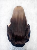 デミヘアー(Demi hair) ルーツカラー ホワイトベージュ×ダークブラウン