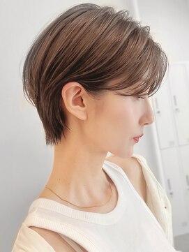 セイドット リー(Say. Ree) say.ショートボブひし形ショートローズブラウン暗めカラー