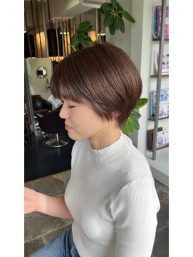 サラジュ 西宮北口店(SARAJU) #ショート #大人 #ブラウン