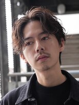 フィフス 原宿(fifth) 原宿ゆるめツイストスパイラルパーマメンズカットセンターパート