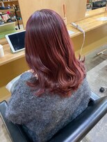 チャプター 問屋町(chapter)&nbsp;レッドオレンジケアブリーチ髪質改善トリートメント韓国ヘア