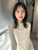 エマ ギンザ(EMMA GINZA) 春人気!大人柔らかくびれミディヘア♪シナモンベージュ