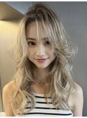 韓国風レイヤーカット/ハイライトカラー