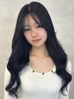 サーカス 町田(circus)&nbsp;韓国風×暗髪　フェイクブラック/巻き髪/顔周り/トリートメント