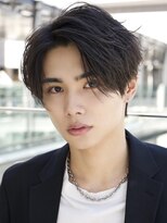 エイド 本店(aid)&nbsp;ニュアンスツイストセンターパート毛流れパーマメンズミディアム