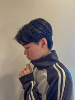 ティーワン 神埼店(T-one)&nbsp;▼メンズニュアンスパーマセンターパート韓国風