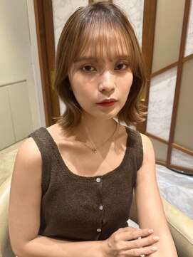 アリエッタ ギンザツー(ARIETTA GINZA2) 大人かわいいシアーベージュ外ハネボブ