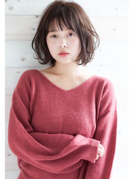 リル 8F 銀座(Rire) 【Rire-リル銀座-】ひし形シルエットちょっと長めのエアリーボブ