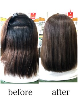 マイン ヘアー クリニック(main hair Clinic) お客様の縮毛矯正＋カラー