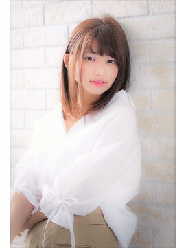 ソア 武蔵小杉(SOAR) 毛先パーマネオウルフ小顔外ハネボブアッシュブラウン