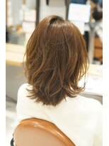 ミッシェル アフロート(michelle afloat)&nbsp;髪質改善外ハネふんわり動き簡単まとまるツヤカラーカーブカット