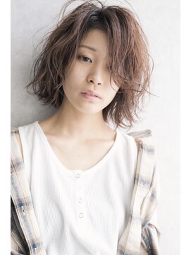 レターバイノベル(letter by novel) letter ~ミディアムボブ&エアリーパーマ