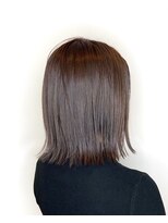 リグフクオカ(L.I.G fukuoka)&nbsp;レイヤーカット小顔に見せるヘア黒髪カタログ髪質改善福岡博多