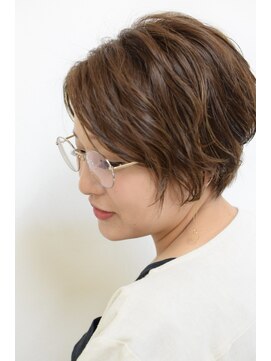 浪漫館 サンク(CINQ) ハンサムウェーブショート @岩下裕紀