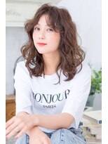 ノアエクレ 銀座(noah ecle)&nbsp;センターパート☆ふわっとパーマ♪