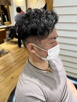 アヴァンス 天王寺店(AVANCE.) MEN'S HAIR ハードパーマ×ワイルド×フェード