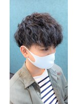 ヘアースペースシャルム (HAIR SPACE Charme) 波感スパイラルパーマ×ツーブロマッシュ！