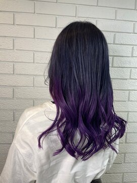 サボン バイ トッカ(savon by tocca) ロング*バイオレットグラデーション