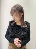 ピンクラベンダー×グレージュ