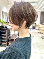 小顔/ひし形/クビレ/丸み/ボブ/20代/30/代/40代/ハイライト/ボブ
