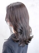 アイティー バイ アルバム 中野店(IT by ALBUM)&nbsp;ラベンダーブラウン_斜めバンググレージュカラー_ba401112