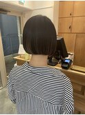 コンパクトボブ/ミニボブ/ダークグレージュ/20代30代40代
