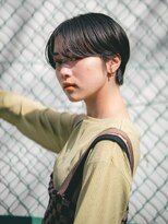 ベンジー 沖縄店(benji)&nbsp;【benji 】黒髪マッシュショート　ハンサムショート