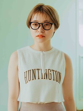 サニーサイド(SUNNY SIDE) 20代 30代 40代◎白髪ぼかしブリーチハンサムショート