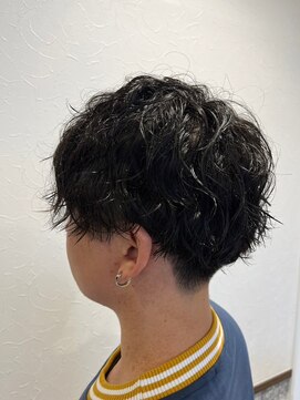 ゴデーレ(GODERE) ソフトスパイラルパーマ黒髪暗髪モテ大人襟足刈り上げマッシュ