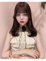 ボタン シブヤ(VOTAN SHIBUYA)  ラベンダー/グレージュ/韓国ヘア/渋谷/レイヤー/顔まわり