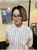 デジタルパーマとボブ