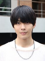 ネイビー(NAVY)&nbsp;美シルエットのメンズマッシュ ハイナチュラルショート