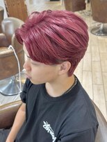 ネオリーブシェリエ 浅草店(Neolive cherie)&nbsp;韓国風センターパート　ピンクヘアー