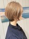 ブルー(BLUE)の写真/周りからの「褒められショート」で旬を先取り♪毎朝のセットもしやすいカットがオススメ★水戸