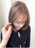ハイライトバレイヤージュダブルカラーケアブリーチ20代30代