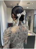 結婚式お呼ばれヘアセット☆