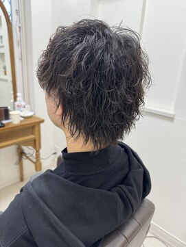 アールモンドヘア新世界 #メンズパーマ#ツイストスパイラル