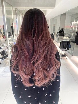 レイズ 立川(RAYS) 【RAYS/金本】バレイヤージュ ・エアタッチ・アッシュピンク