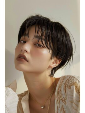 ラナ 新宿(lana) ベリーショート/シースルーバング/顔周り/【lana hair新宿】