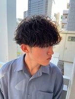 ラヴィズム 名駅店(LUVISM)&nbsp;波巻きパーマツイストスパイラルパーマメンズカット名駅名古屋