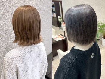 ベルフェミンミエルの写真/カラーで魅せる透明感！ダメージを抑えながら理想の色味を叶えます◎ハイトーンカラーにも艶と潤いを♪