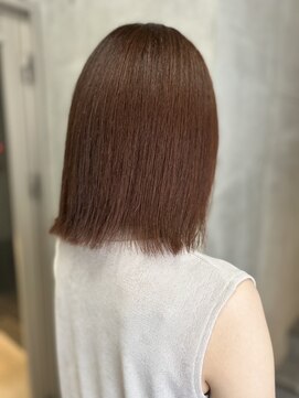 ルノン シェリー(LUNON cheliy) アプリコットオレンジくびれヘアハイライトカラー熊本